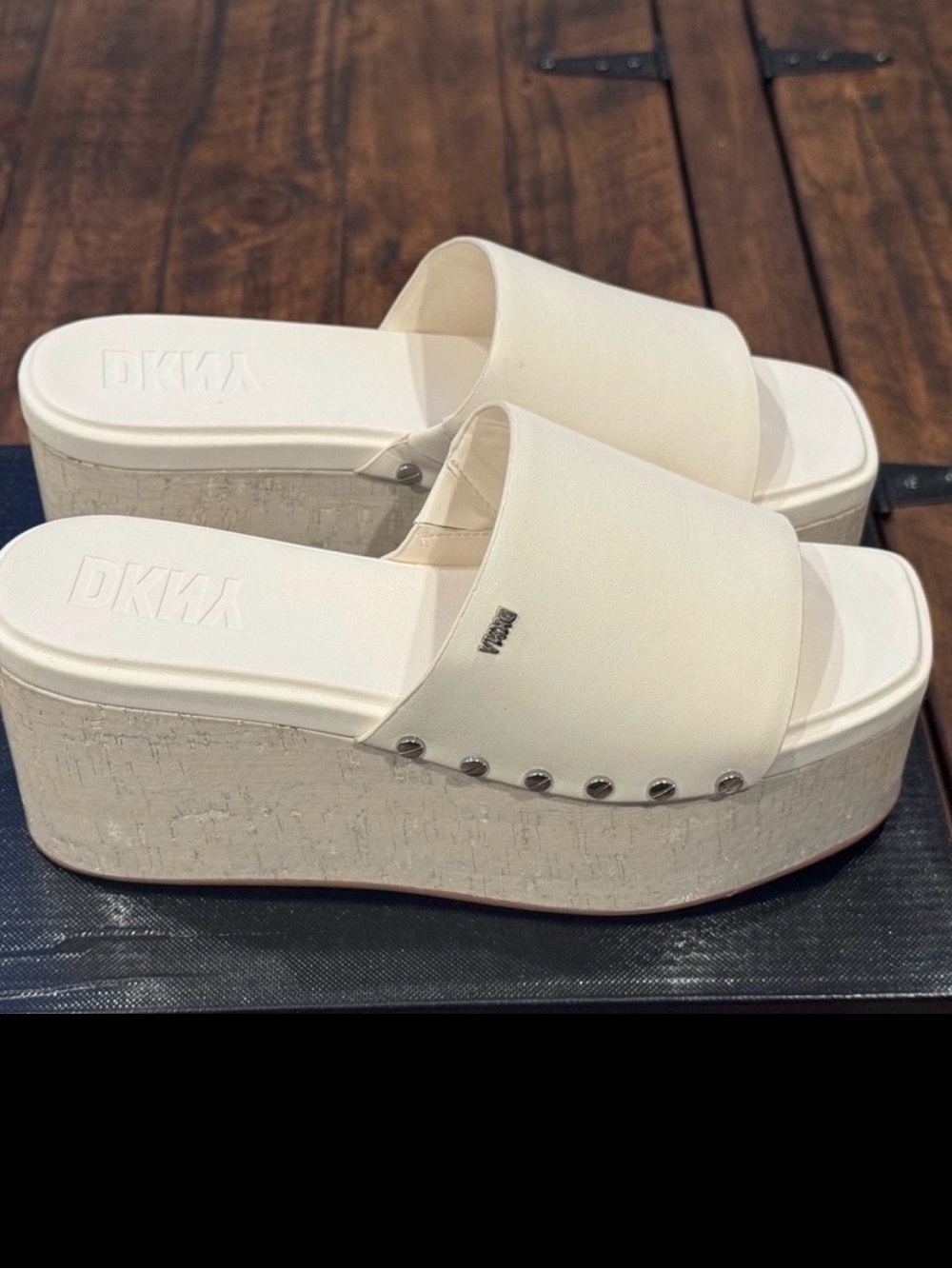 DKNY Alvy Platform Wedge Sandal